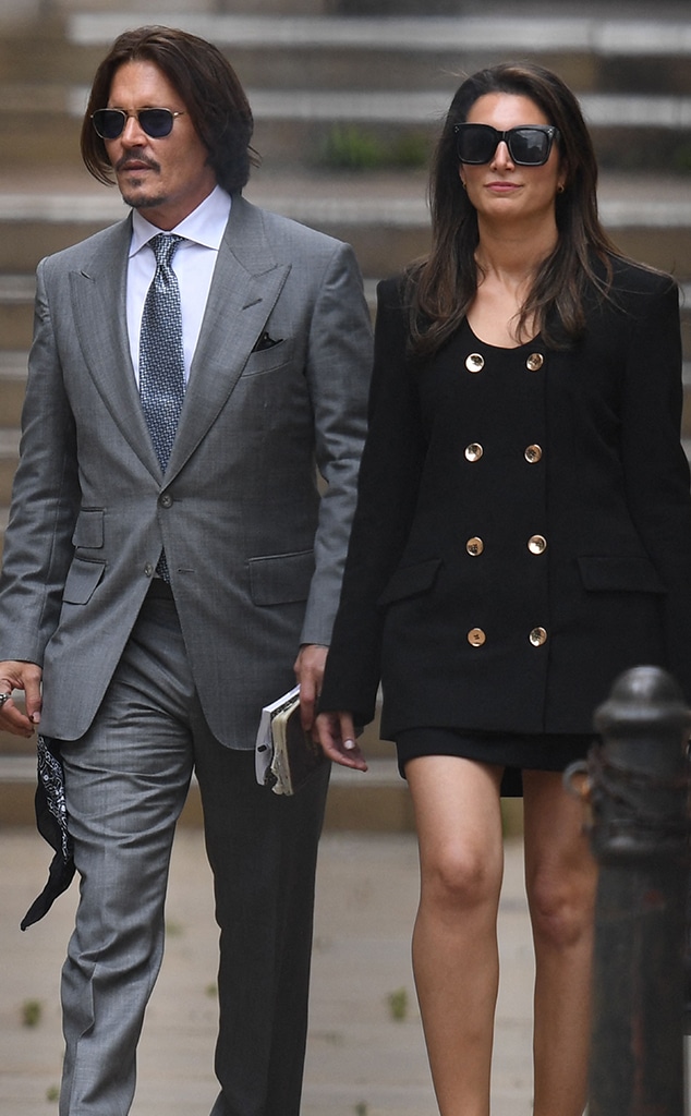 Johnny Depp Dating His Former U.K. Lawyer Joelle Rich - E! Online