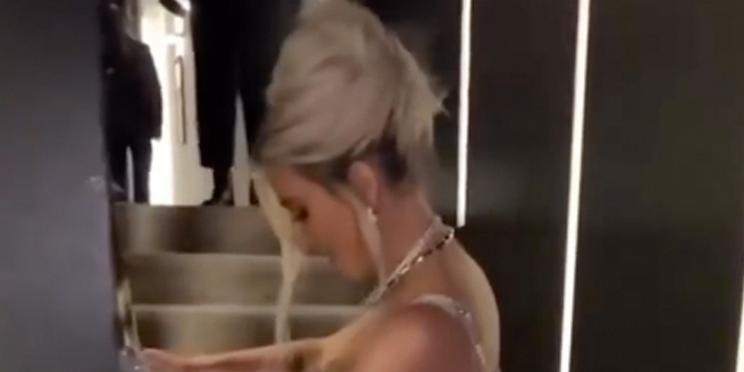 Kim Kardashian Shares a Hilarious Look at Her Attempt to Walk in a Dolce & Gabbana Dress - E! Online.jpg