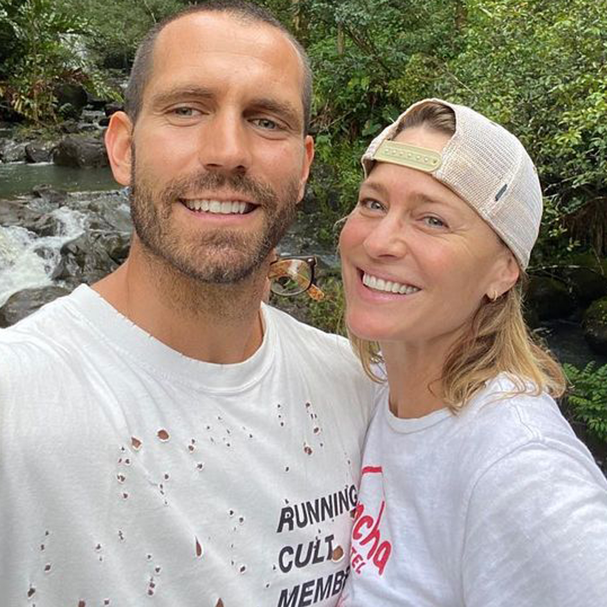 robin wright and husband clement giraudet keep their fit bodies in
