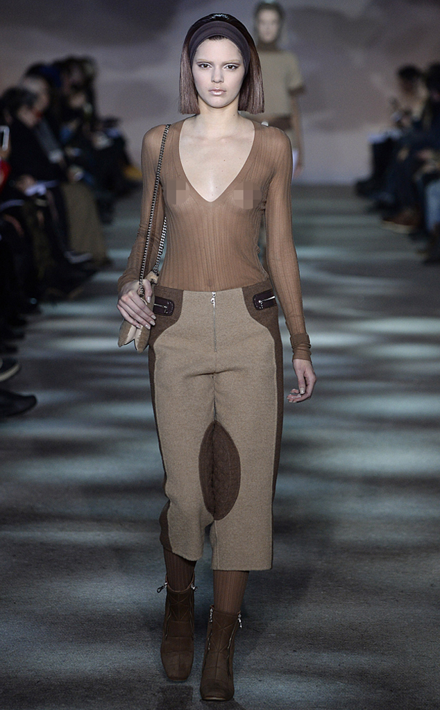 Can We All Calm Down About Kendall Jenner's Nipples at NYFW?