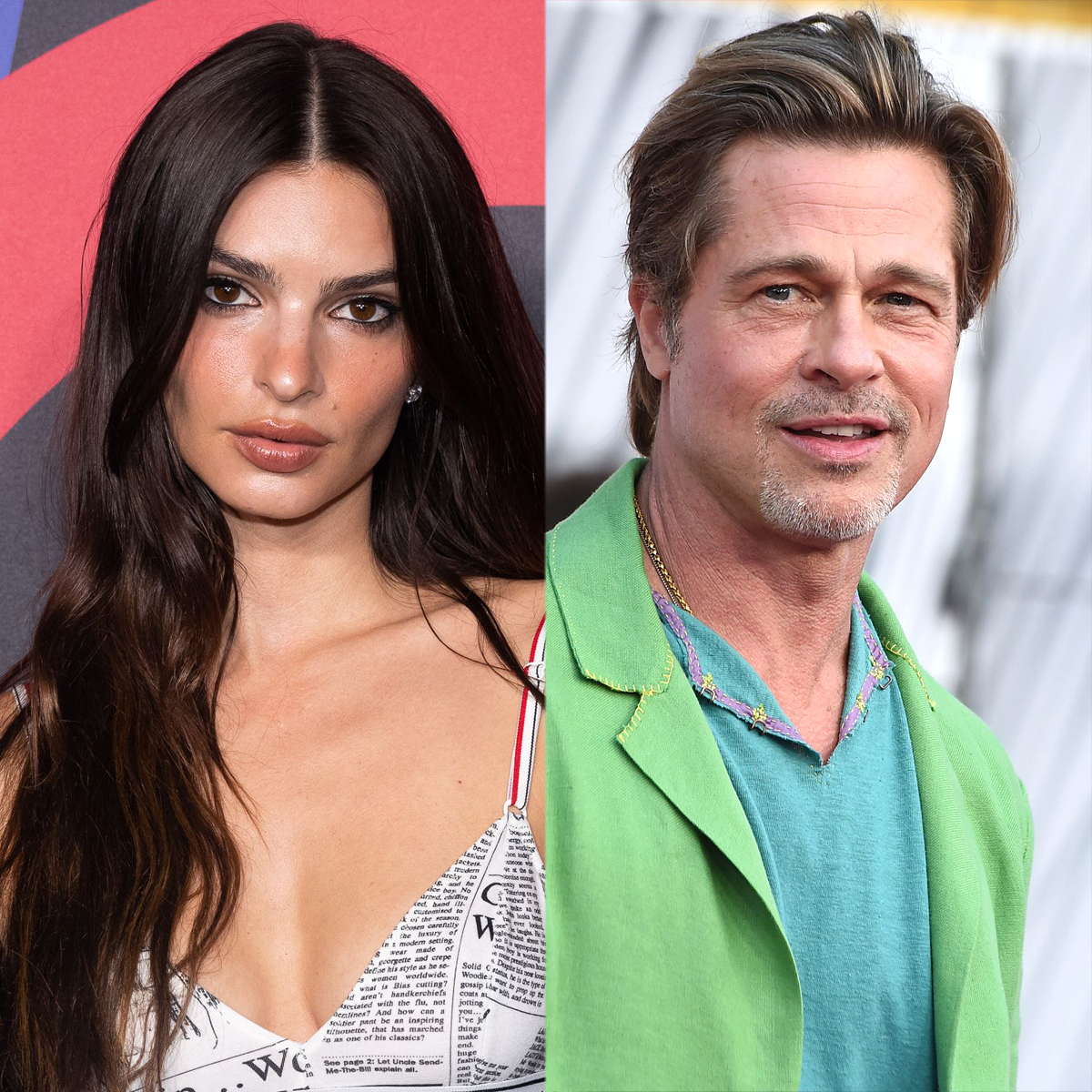 Are Brad Pitt & Emily Ratajkowski Dating? Source Claims The Two Were  Spotted On Date