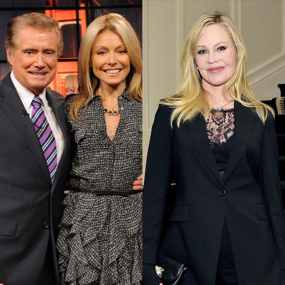Kelly Ripa Reveals the NSFW Advice Melanie Griffith Gave in Front of Regis Philbin