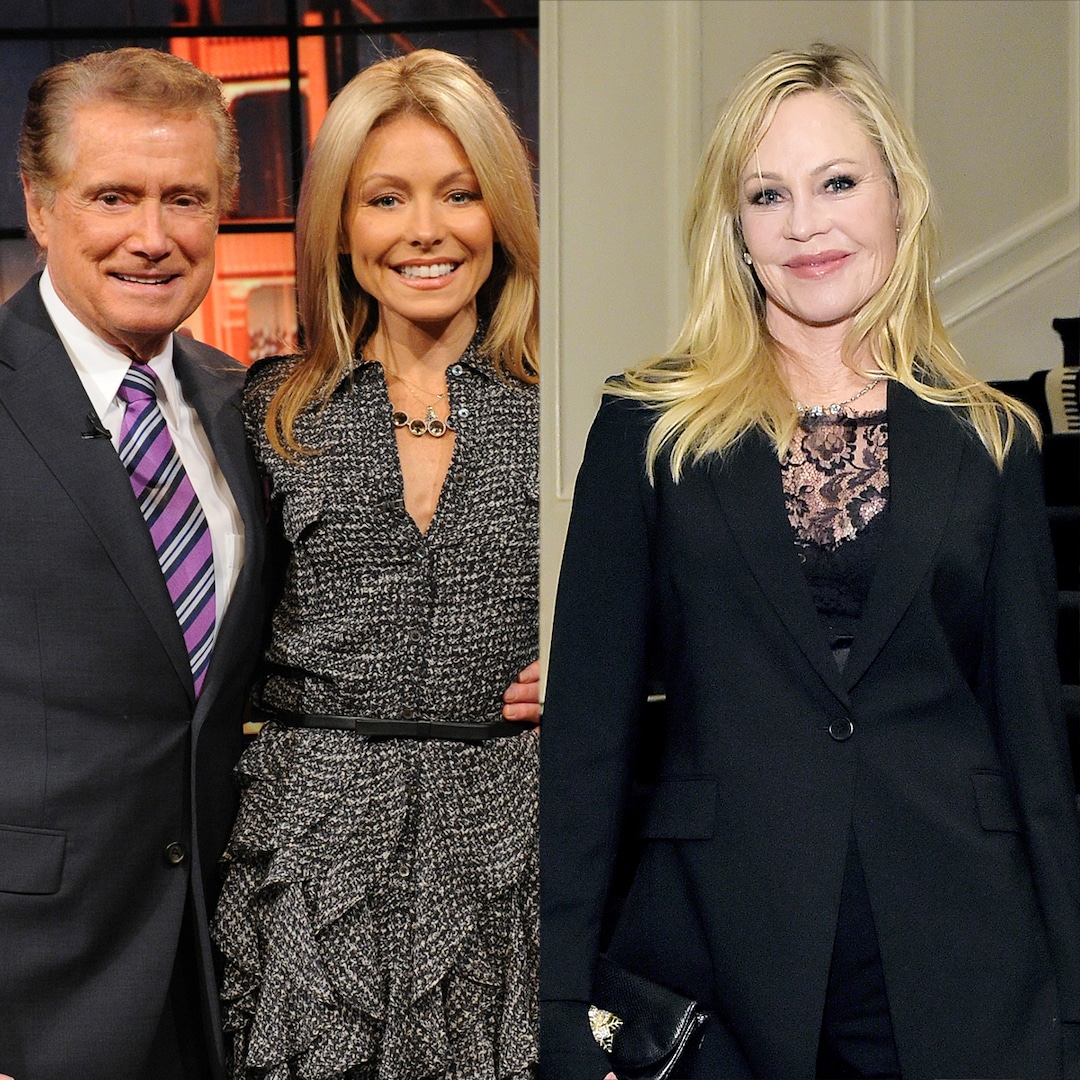 Kelly Ripa Shares NSFW Advice Melanie Griffith Gave in Front of Regis