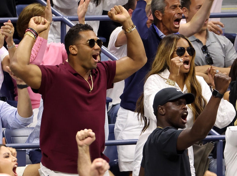Russell Wilson, Ciara, 2022 US Open