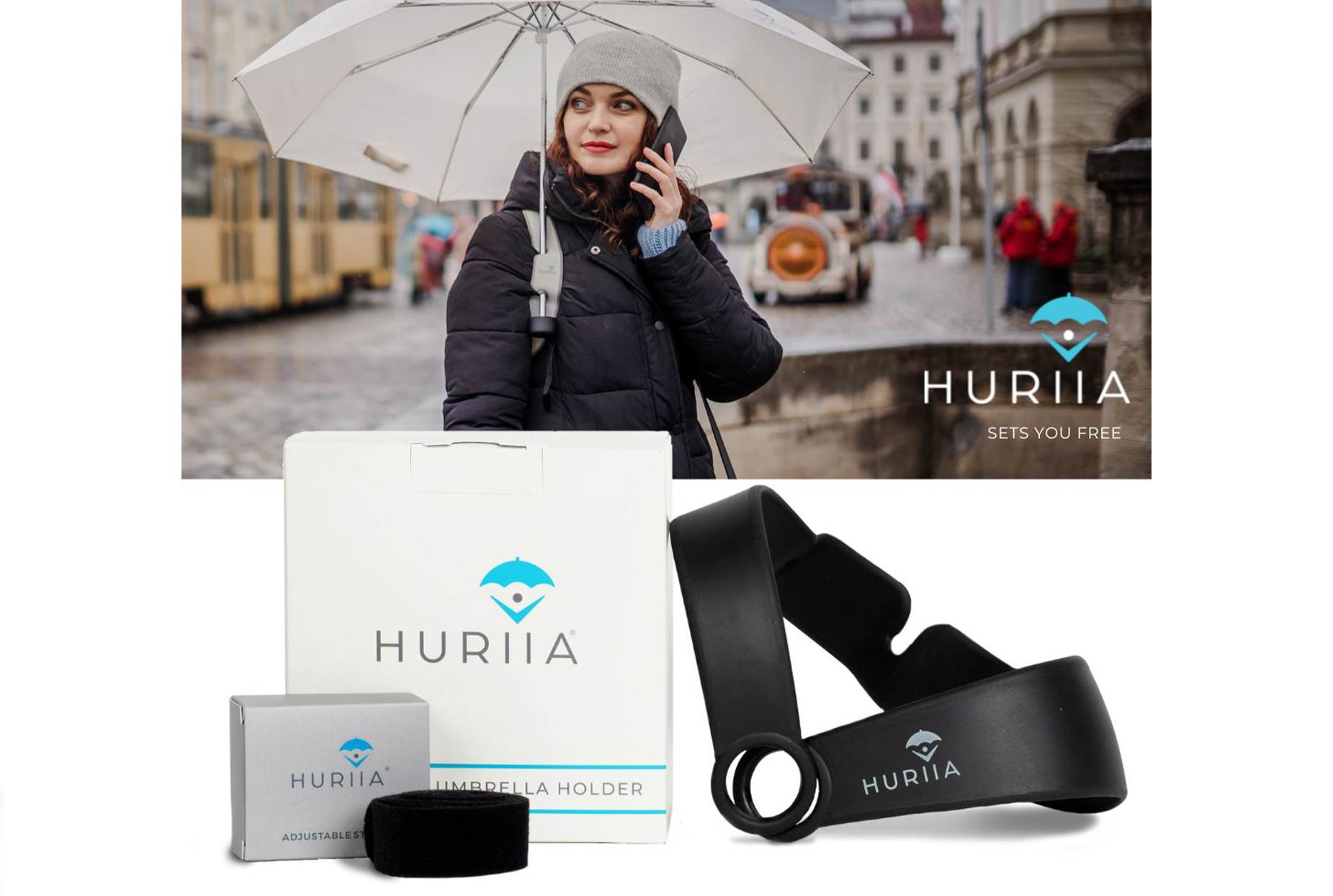 Hands-Free Wearable Umbrella Holder