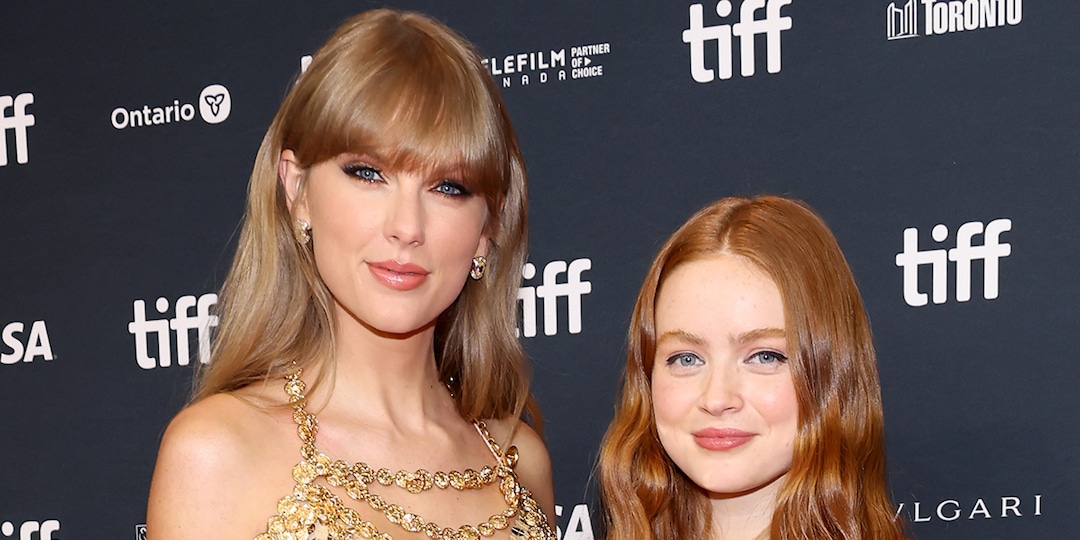 Taylor Swift Is a Gorgeous Gold Rush at Toronto International Film Festival With Sadie Sink - E! Online.jpg