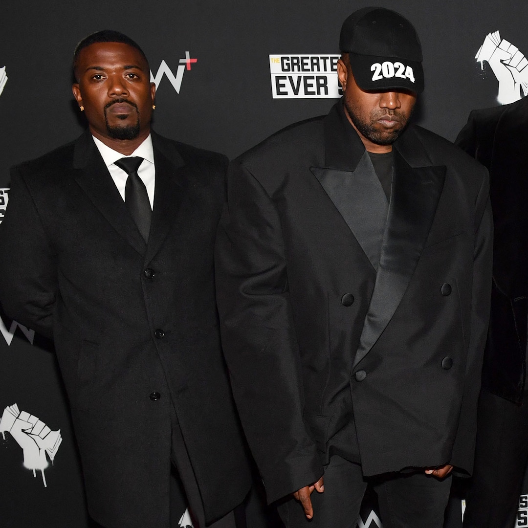 Kim Kardashian's Exes Kanye West and Ray J Reunite on the Red Carpet