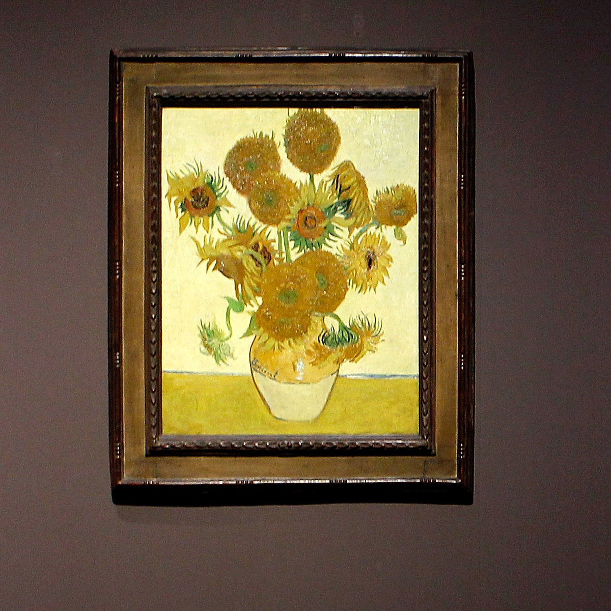 Ван гог подсолнухи в музее