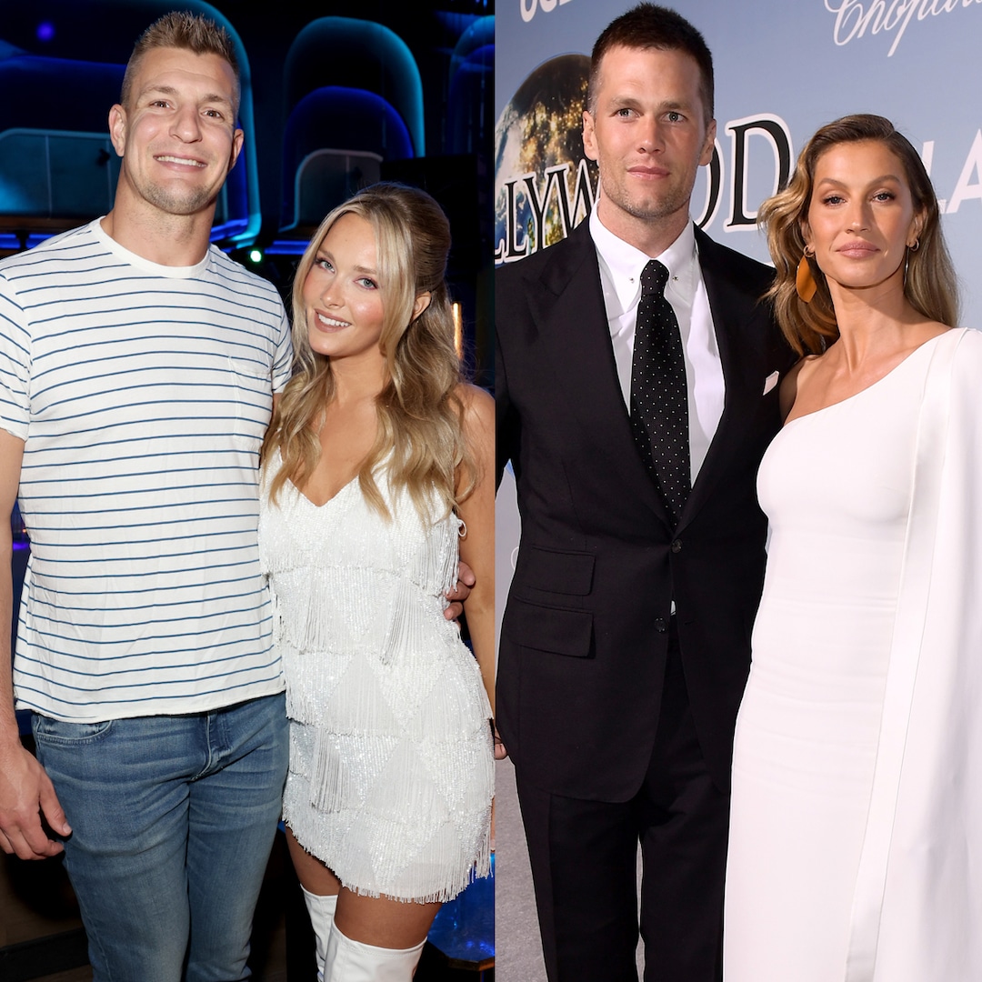 Rob Gronkowski's Girlfriend Camille Kostek Comments on Tom Brady and Gisele Bündchen's Marriage