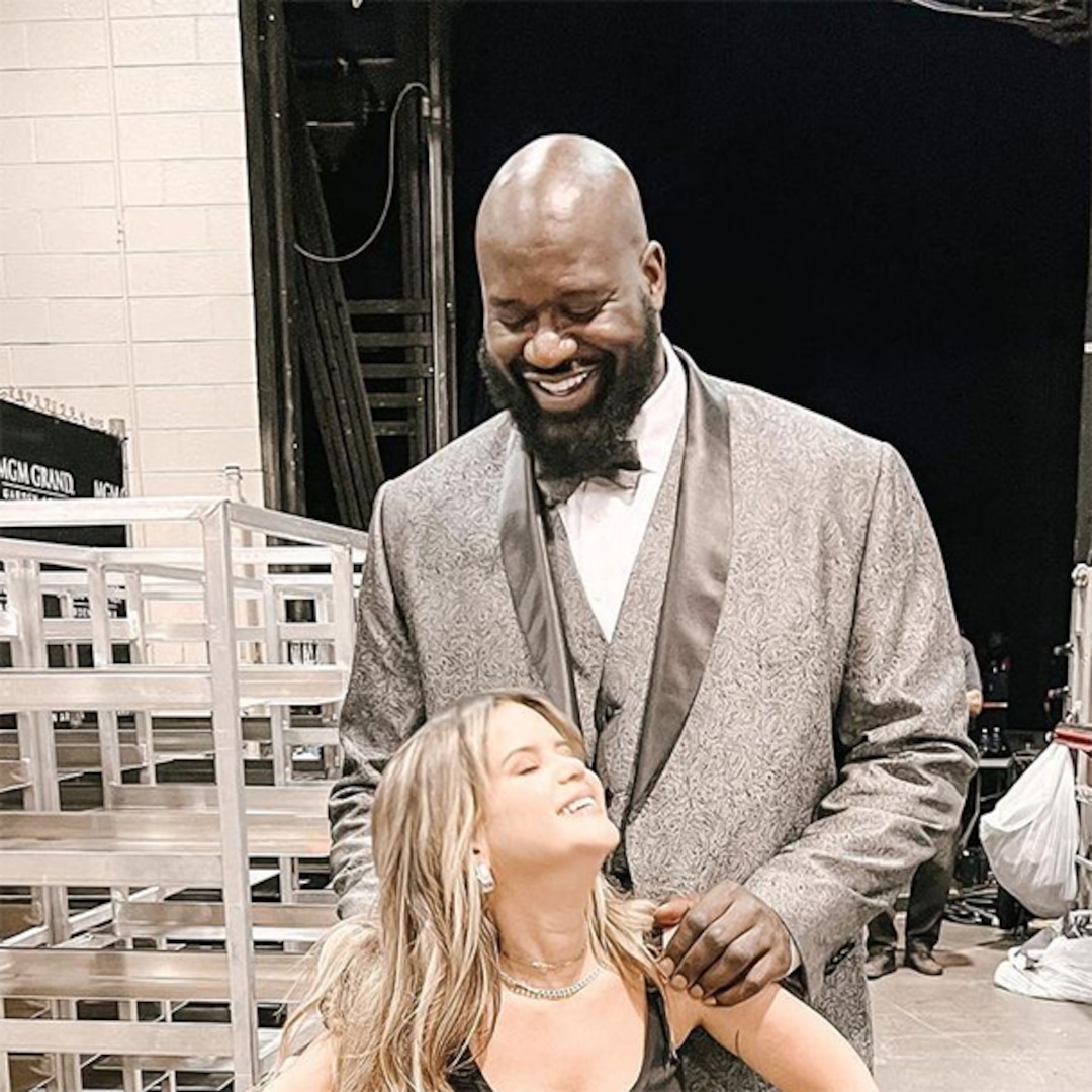 Maren Morris and Shaquille O'Neal Show Their Extreme Height Difference in Viral Photo - E! NEWS