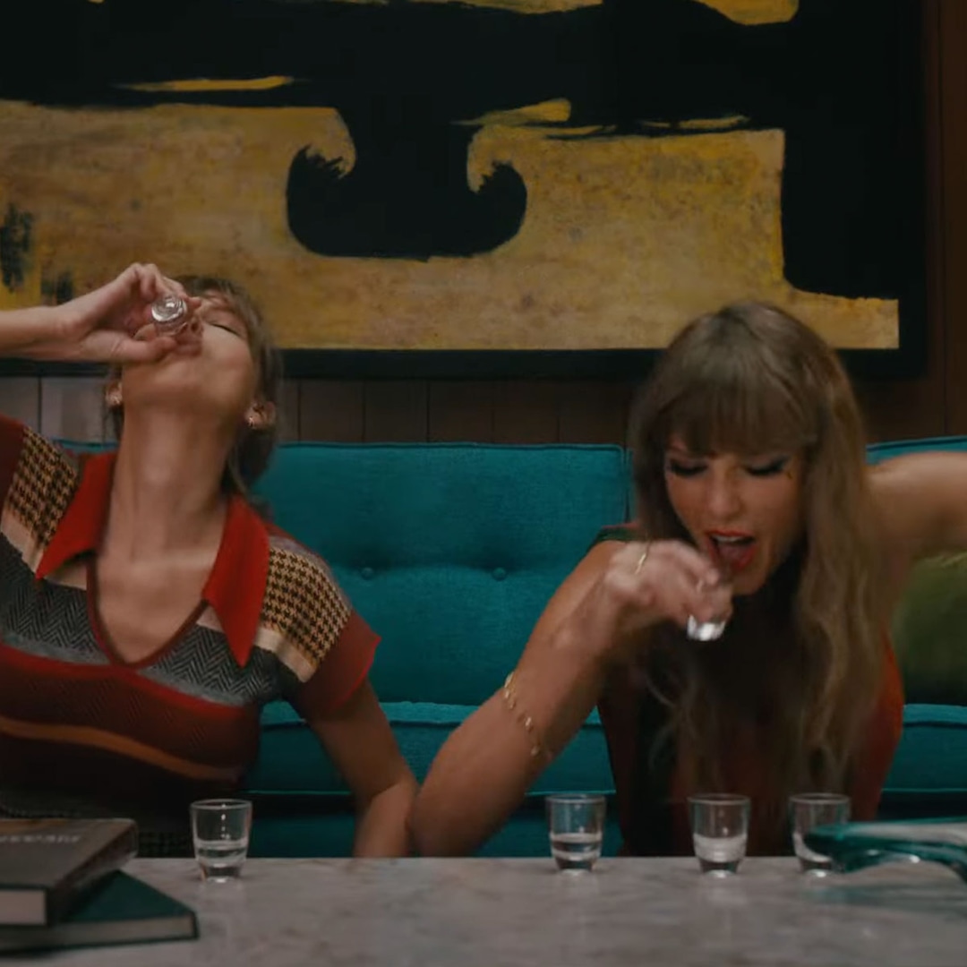 See Taylor Swift Take Shots and Run From Herself in "Anti-Hero" Video