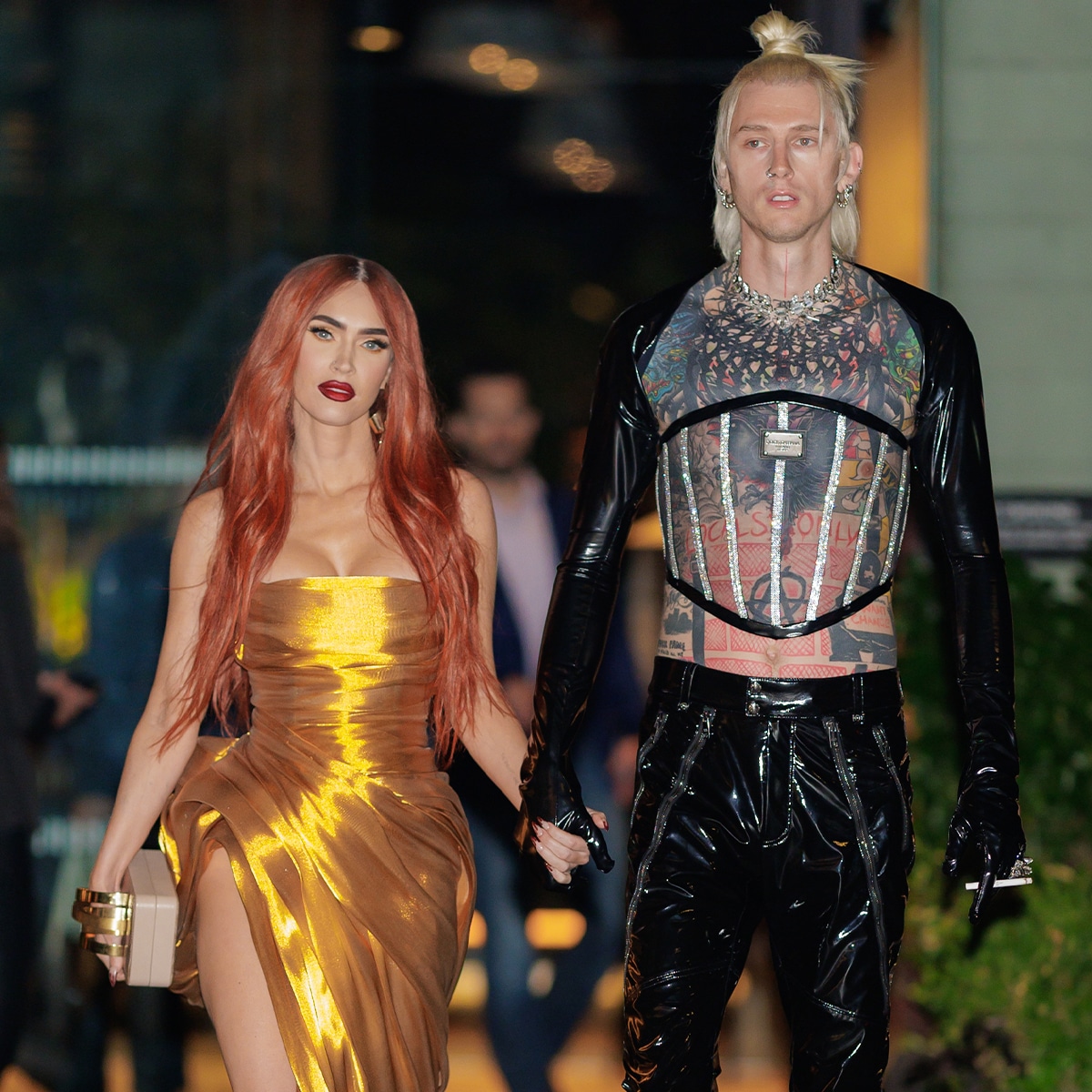 Machine Gun Kelly Rocks Targaryen-Style Man Bun and Sheer ...