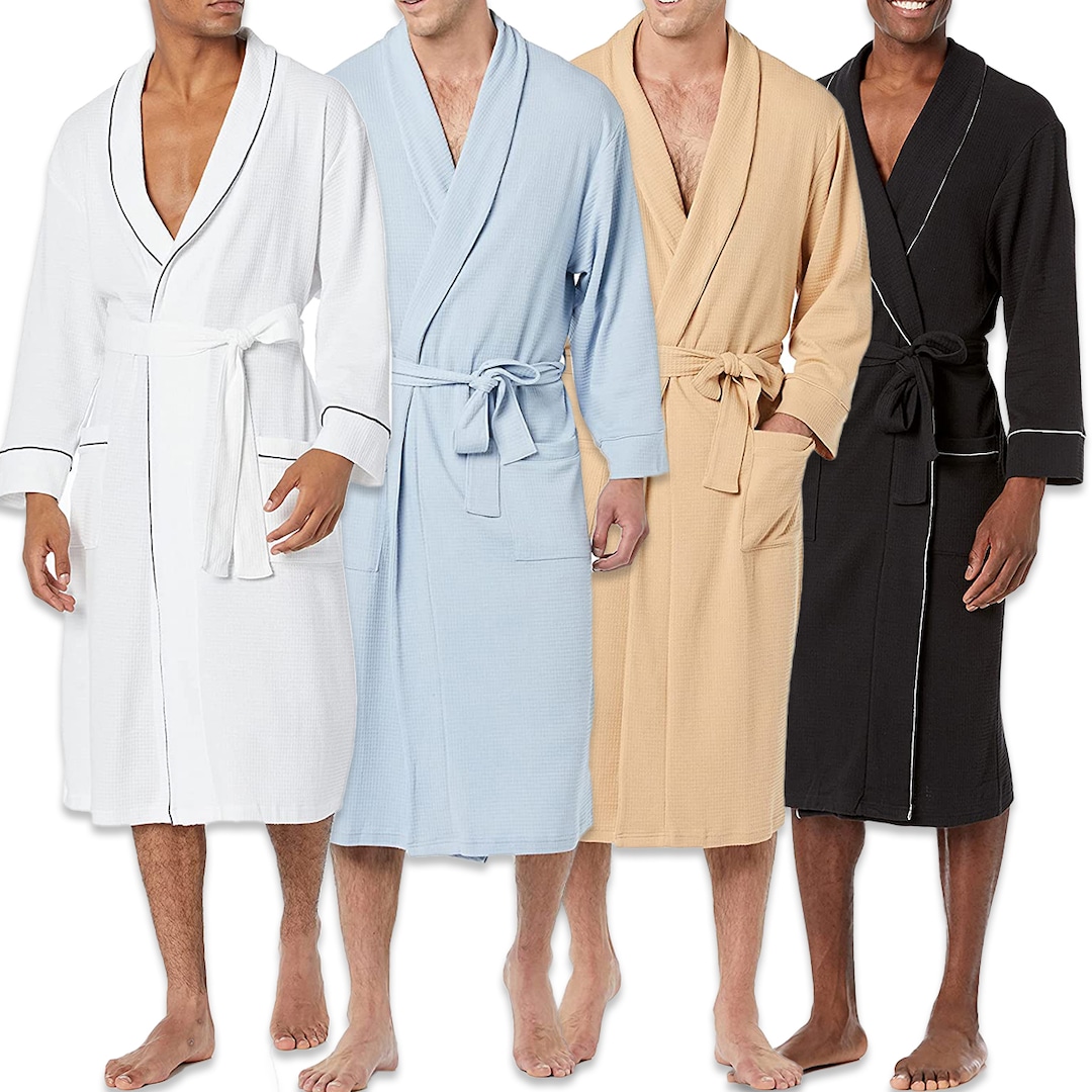 This $25 Men's Waffle Knit Robe Has 13,000+ Five-Star Amazon Reviews ...