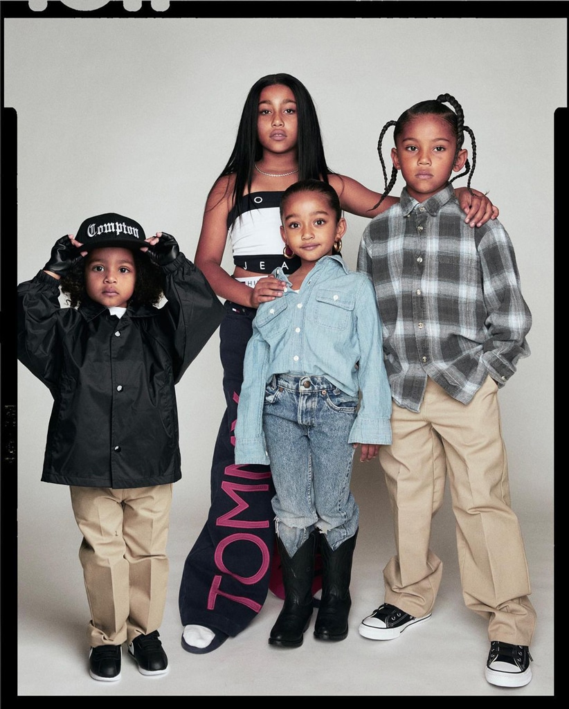 Kim Kardashian, North, Saint, Chicago, Psalm, Halloween 2022