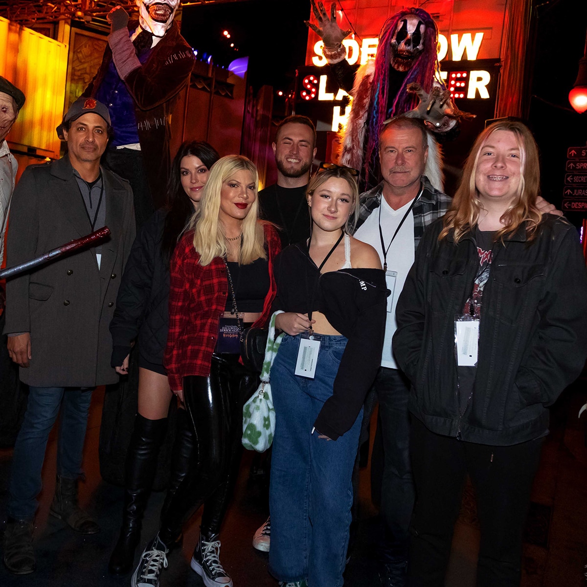 Tori Spelling and Dean McDermott, Universal Studios Hollywood, Halloween Horror Nights