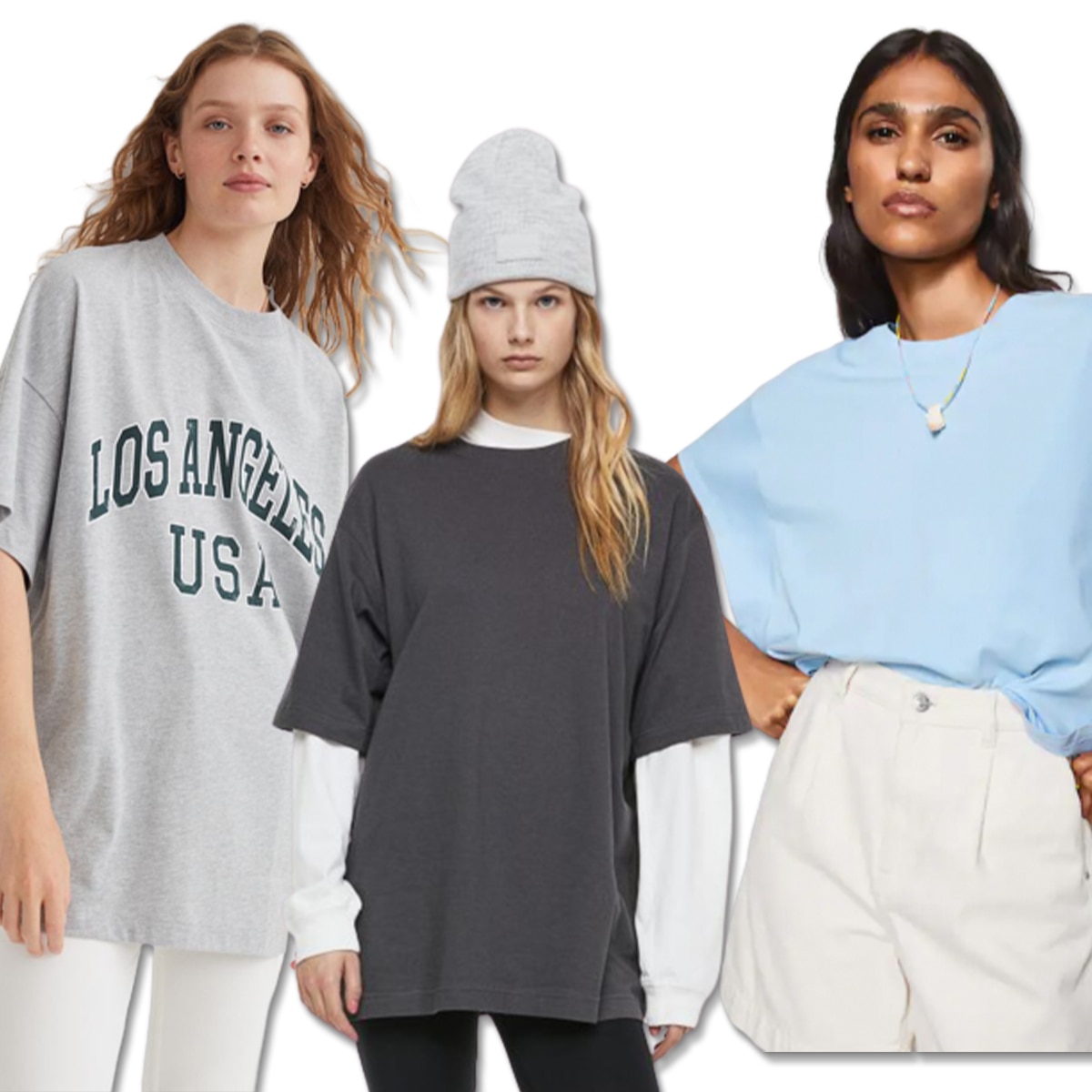 Shop the Trendiest Oversized T Shirts for Under 40