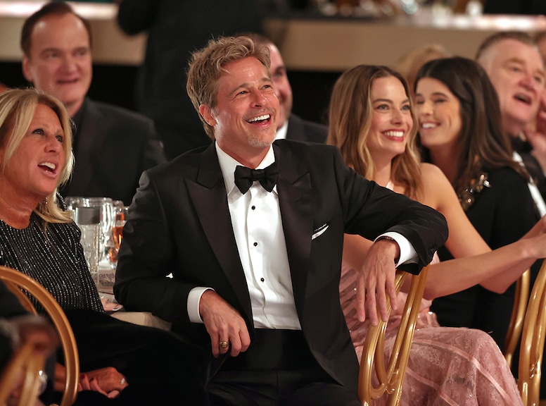 Photos From Brad Pitt Has The Time Of His Life At The 2023 Golden Globes -  E! Online