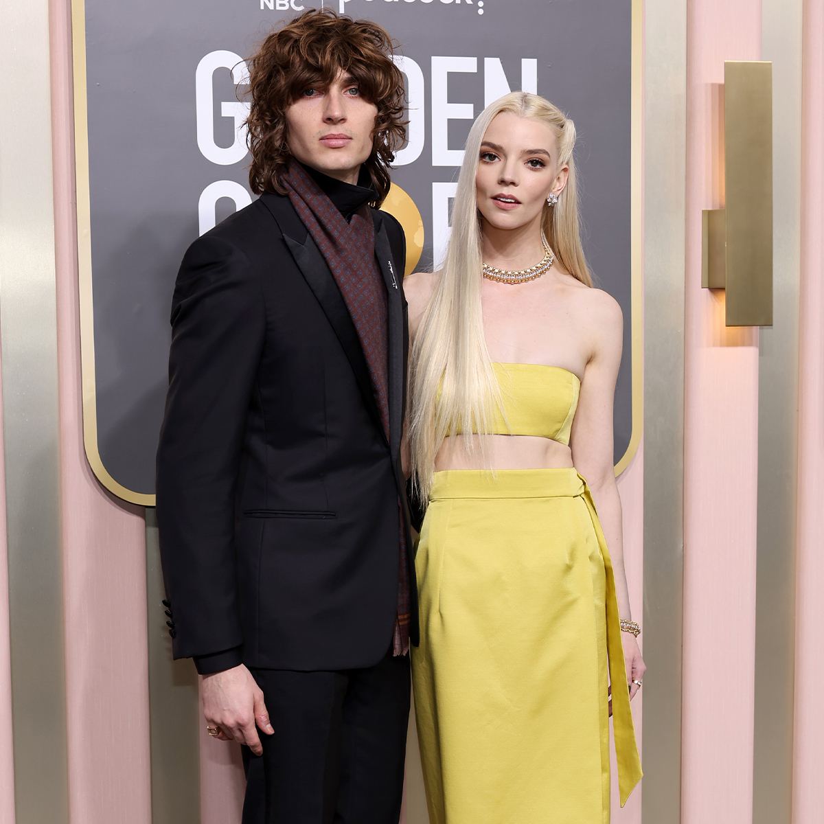 Malcolm McRae, Anya Taylor-Joy, 2023 Golden Globes, 2023 Golden Globe Awards, Arrivals, Couples