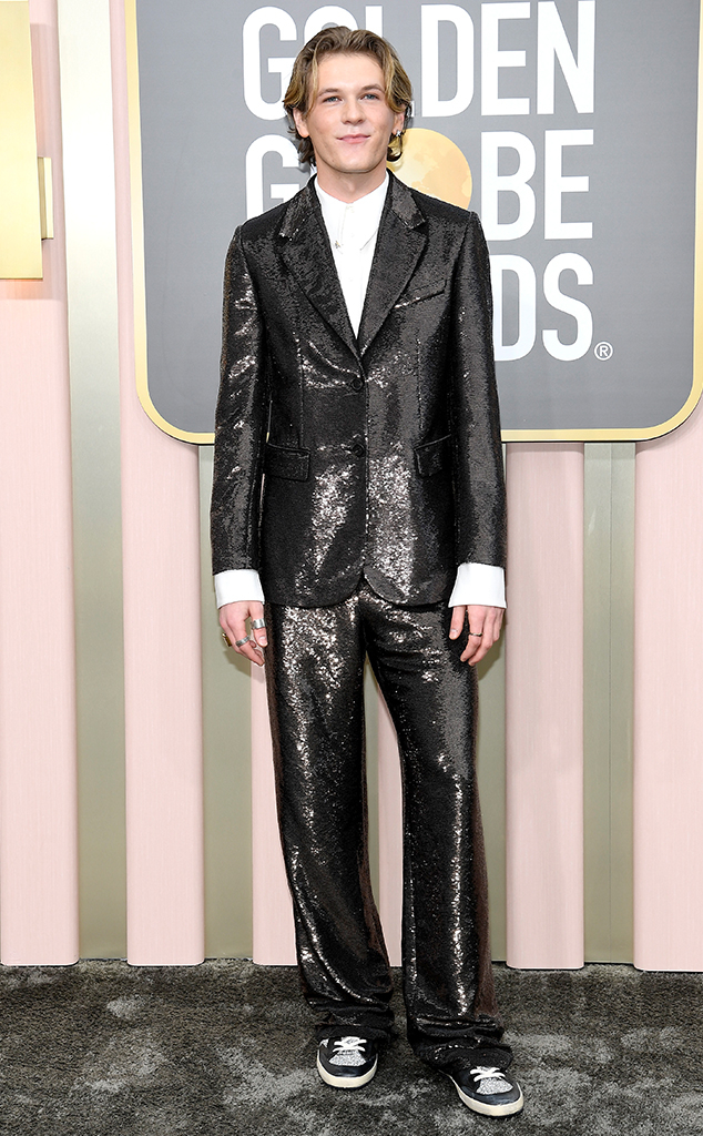 Davis Burleson, 2023 Golden Globes, 2023 Golden Globe Awards, Arrivals