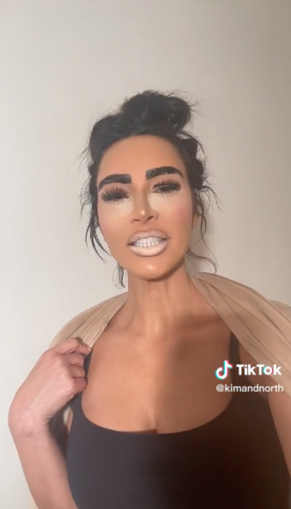 Kim Kardashian's Bold New Makeup Look Is Heads - E! Online
