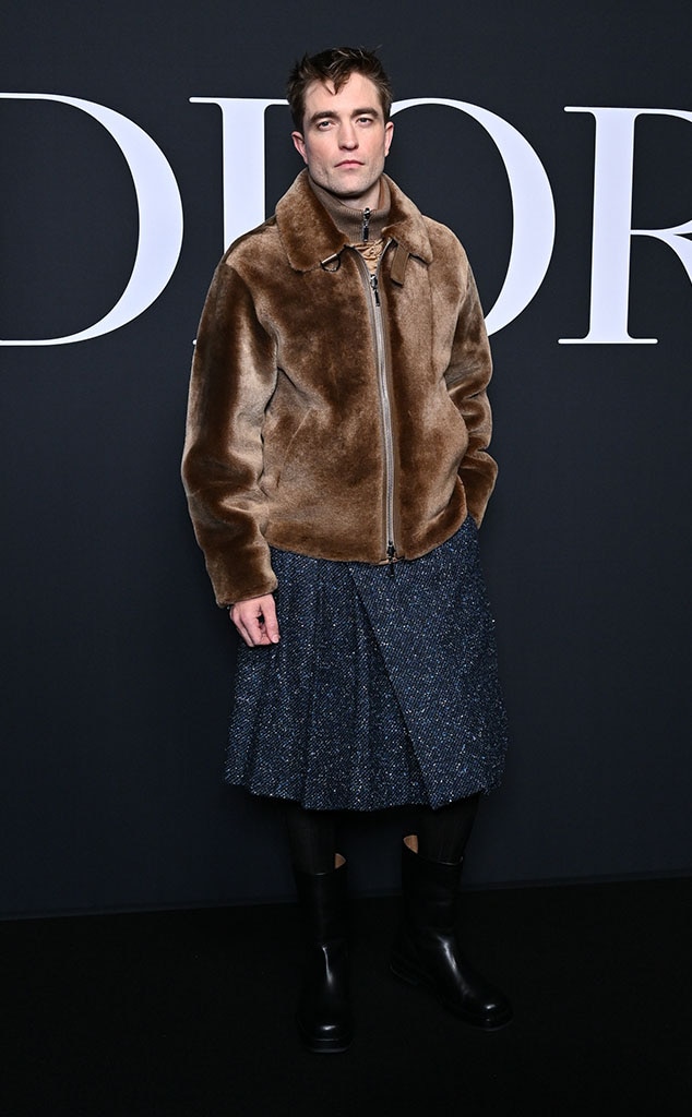 Robert Pattinson Swaps Pants for Fierce Skirt at Dior Fashion Show