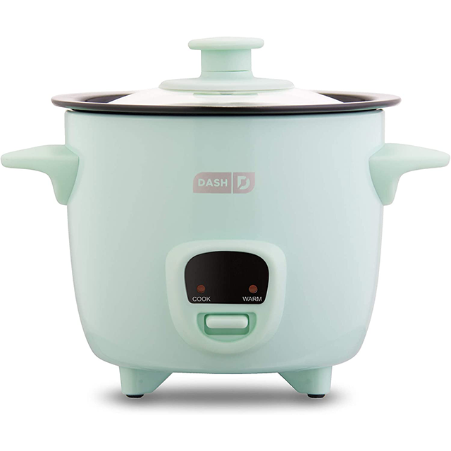  DASH Mini Rice Cooker Steamer with Removable Nonstick