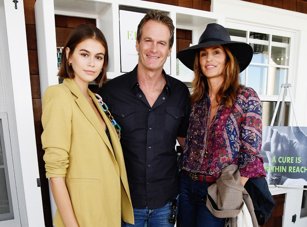Kaia Gerber, Rande Gerber, Cindy Crawford, 2019