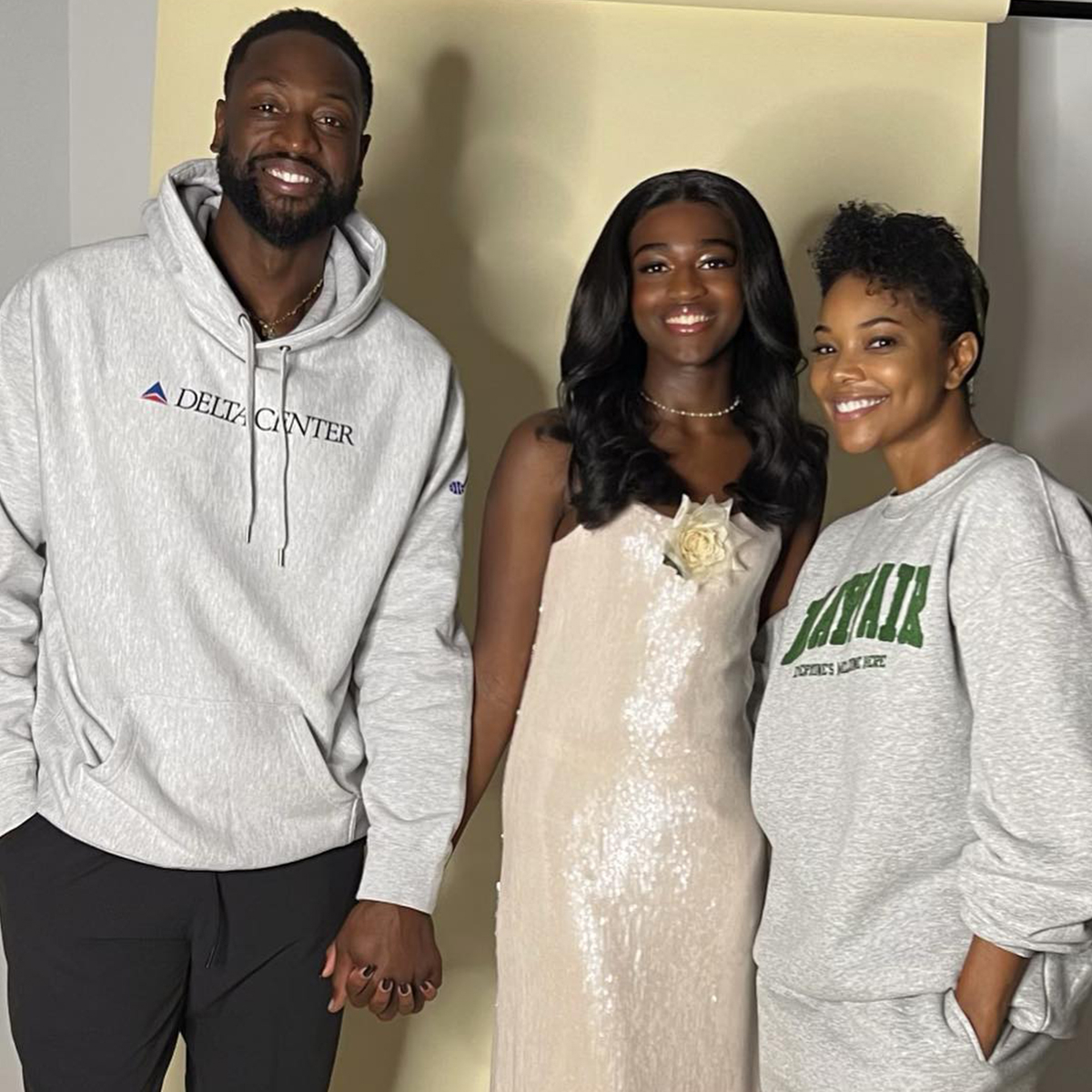 Zaya Wade, Gabrielle Union, Dwyane Wade