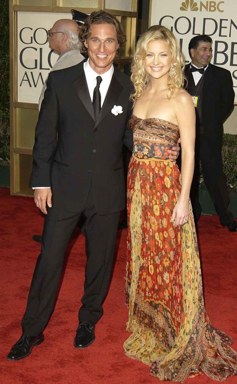 Matthew McConaughey and Kate Hudson, Relive the Most Memorable Moments From the 2003 Golden Globes