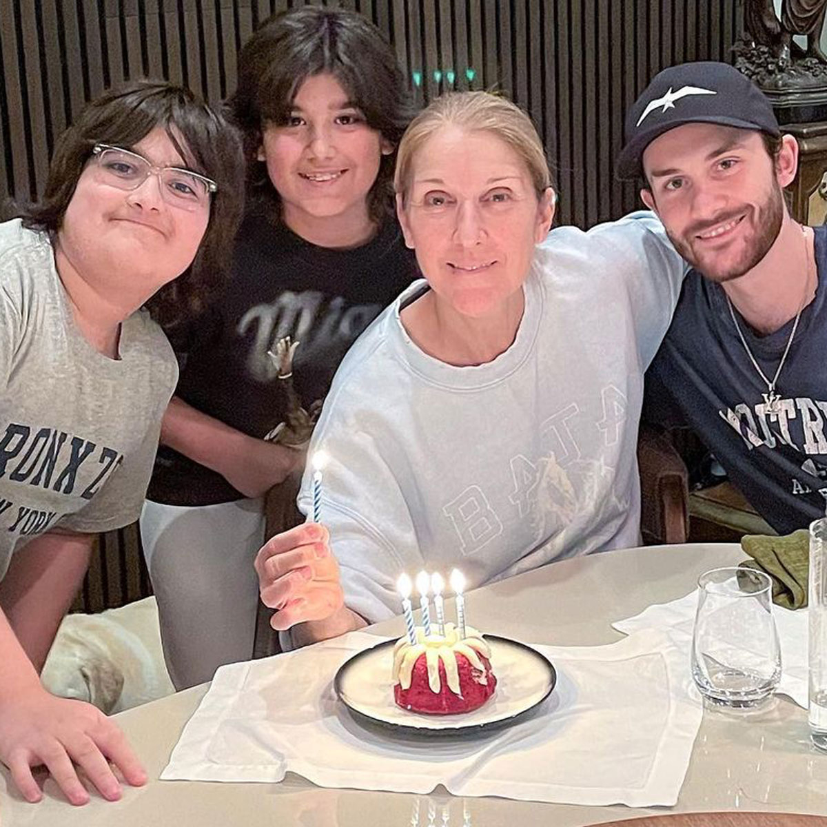 Photos from Céline Dion's Sweet Moments With Her Kids
