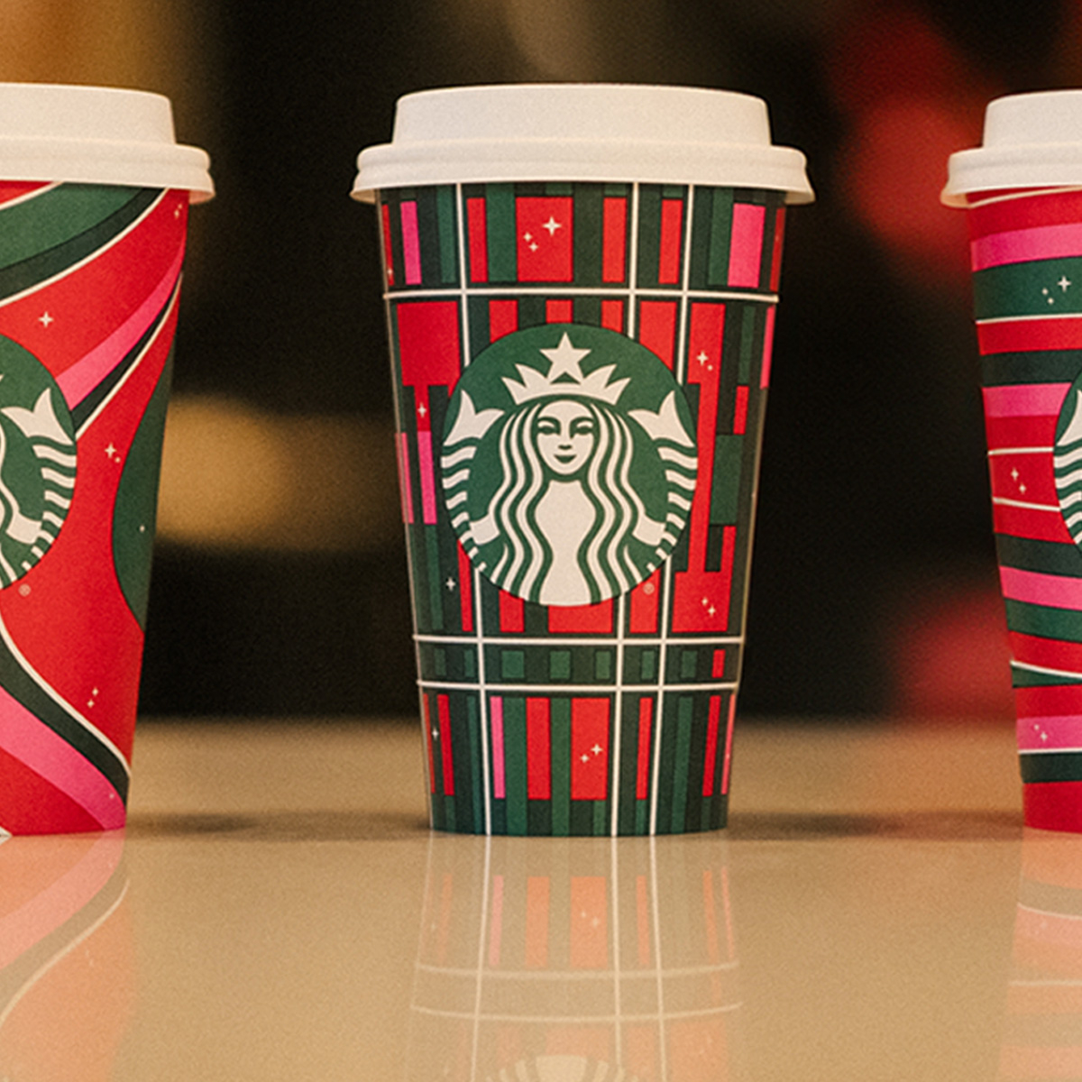 After last year's drama, Starbucks unveils holiday cups designed