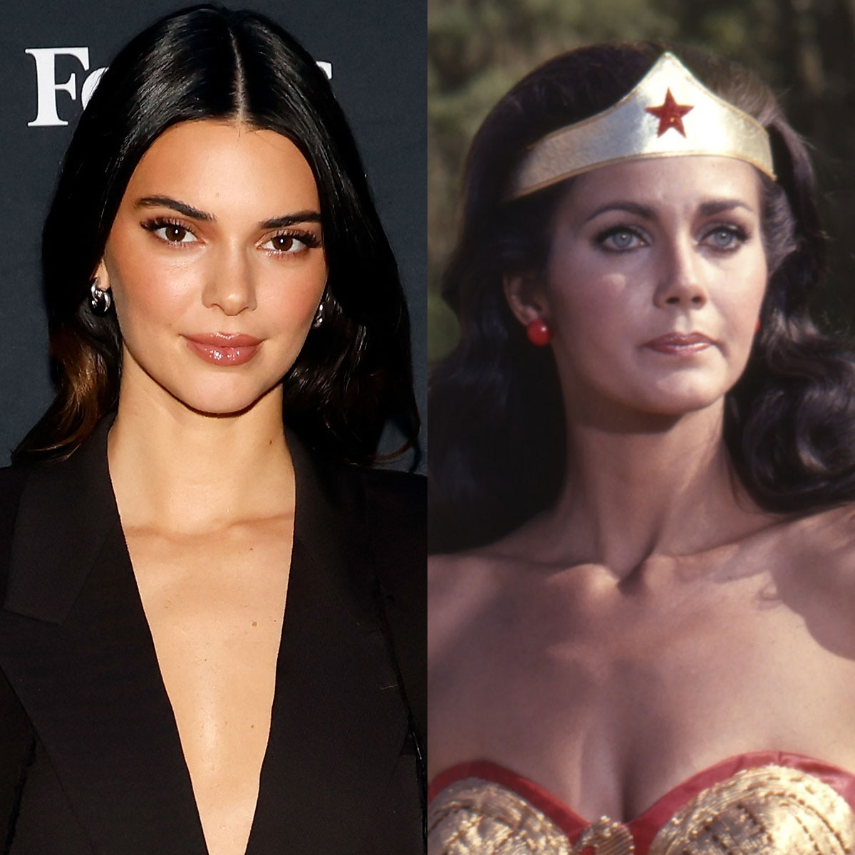 Kendall Jenner, Lynda Carter, Wonder Woman