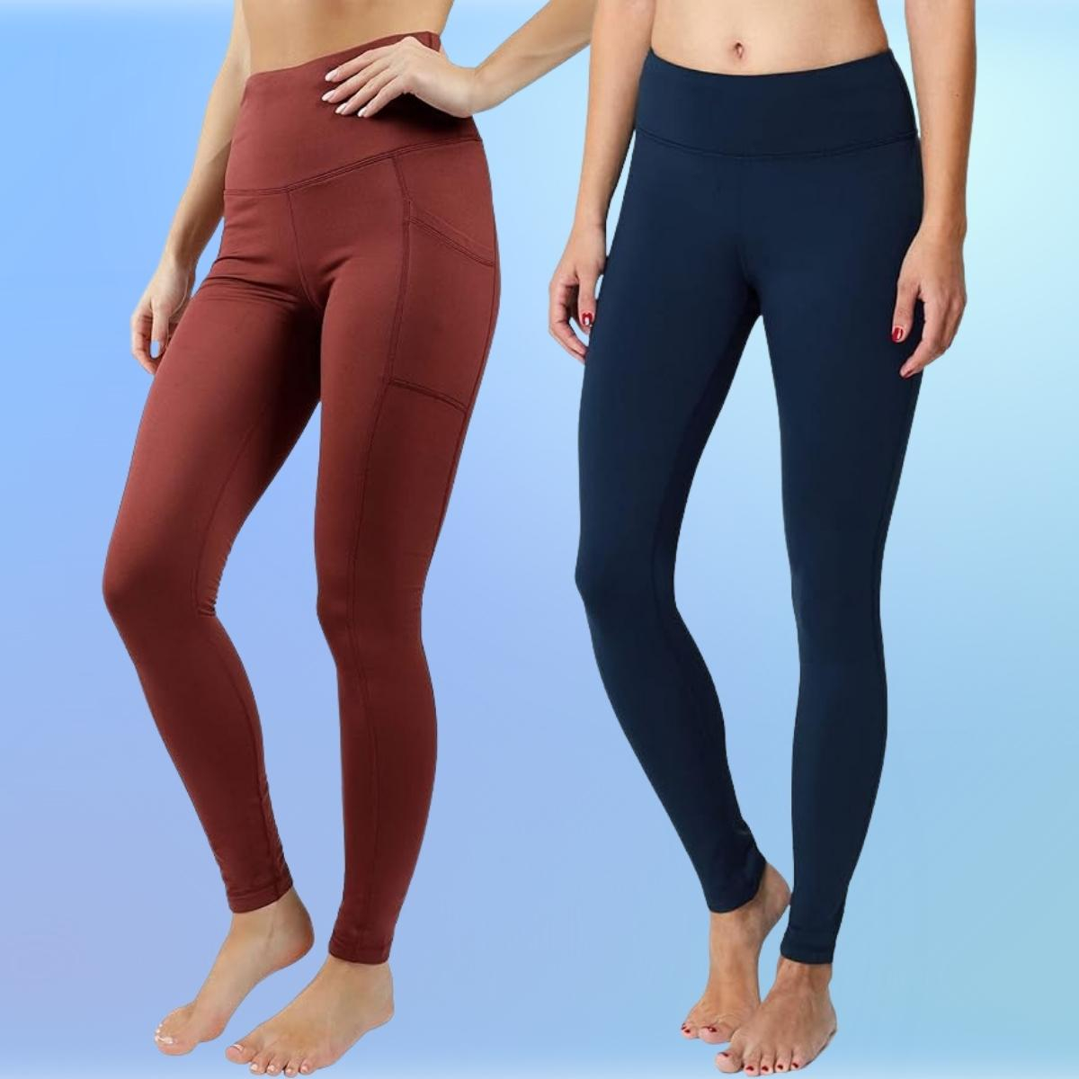 2023 Winter Warm Fleece Lined Pants for Women Casual Lounge Yoga Thermal  Leggings Comfy Pull-on Pants for Aerobics : : Clothing, Shoes 