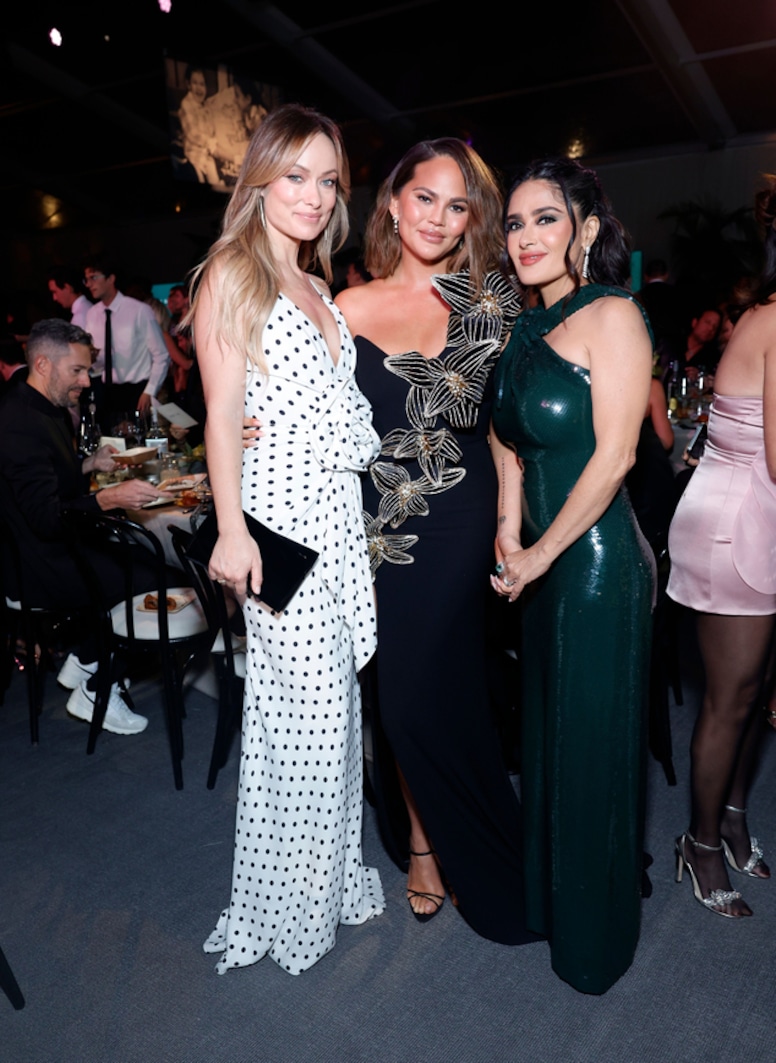 Olivia Wilde, Chrissy Teigen, Salma Hayek