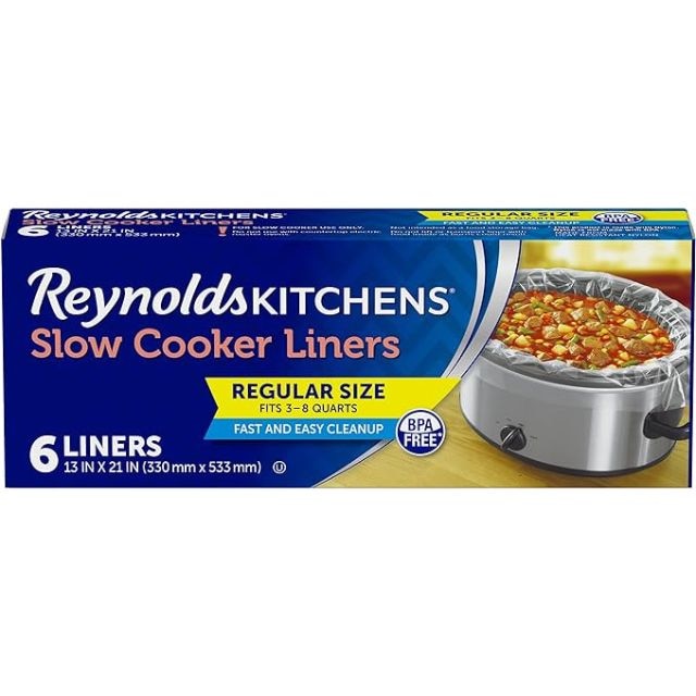 Slow Cooker Liner made with Heavy Duty BPA Free 100% Food Grade