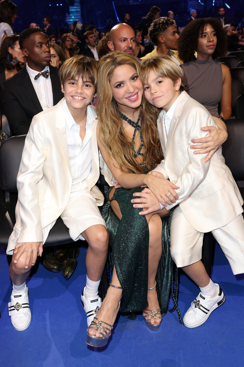 Shakira Has Adorable Date Night With Her Sons at Latin Grammys 2023