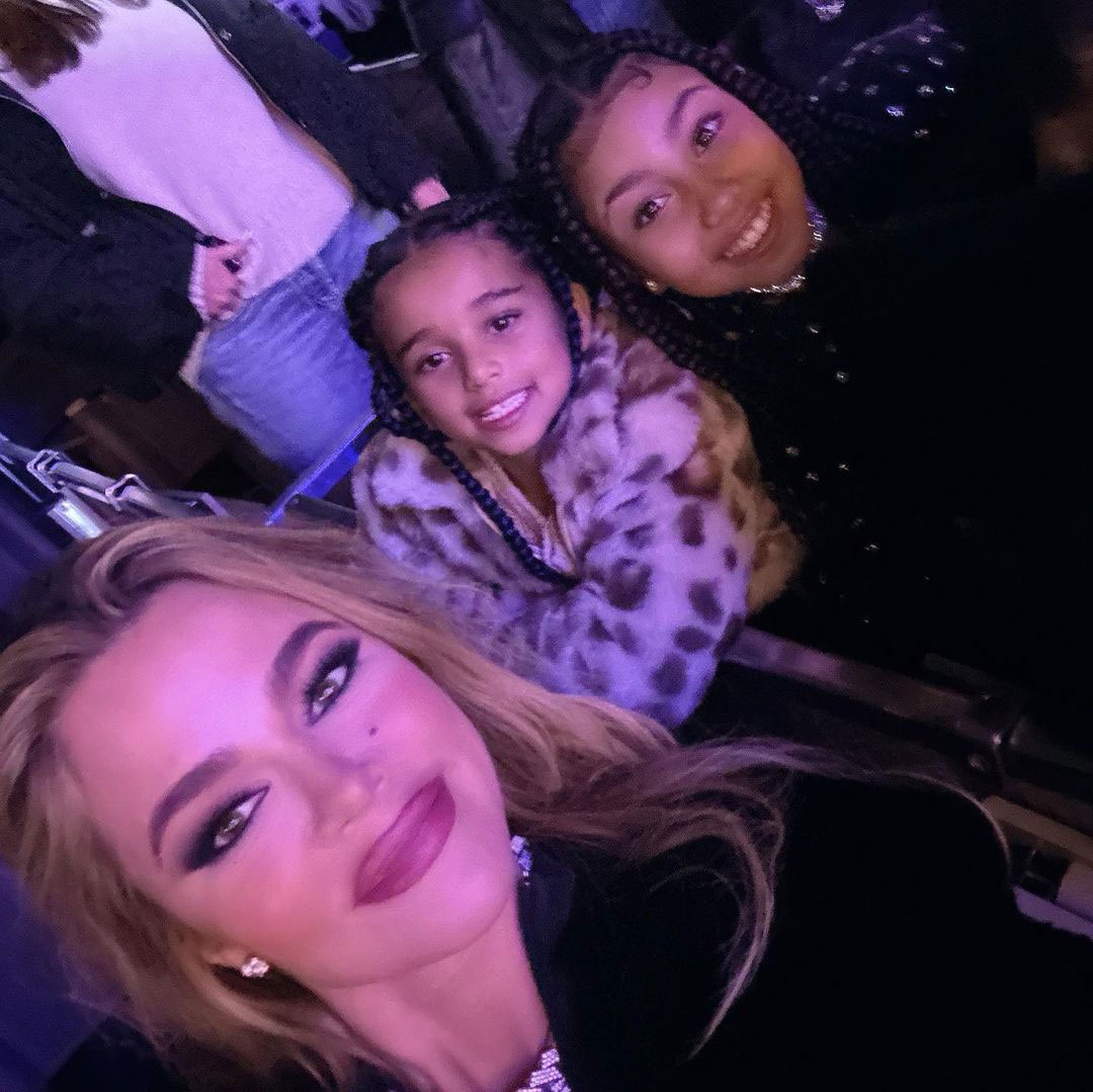 Kim and Khloe Kardashian share joyous family outing at Mariah Carey's Christmas concert 3 rs 1080x1079 231119132228 1080 mariah carey khloe kardashian true thompson north west instagram cjh 111723