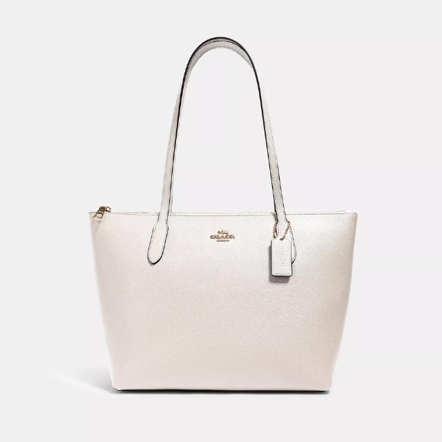 COACH® Outlet  Zip Top Tote In Signature Canvas
