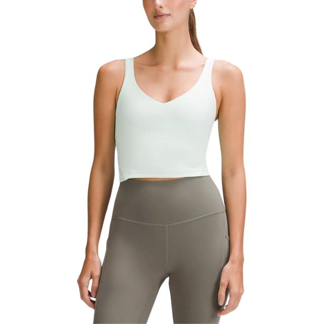 Sports Bras for Women Yoga Tops Lounging Crop Tank Seamless Workout Top Align  Tank Gym Fitness Sportswear Tank Top (Color : Graphite Green, Size : Small)  : : Clothing, Shoes & Accessories