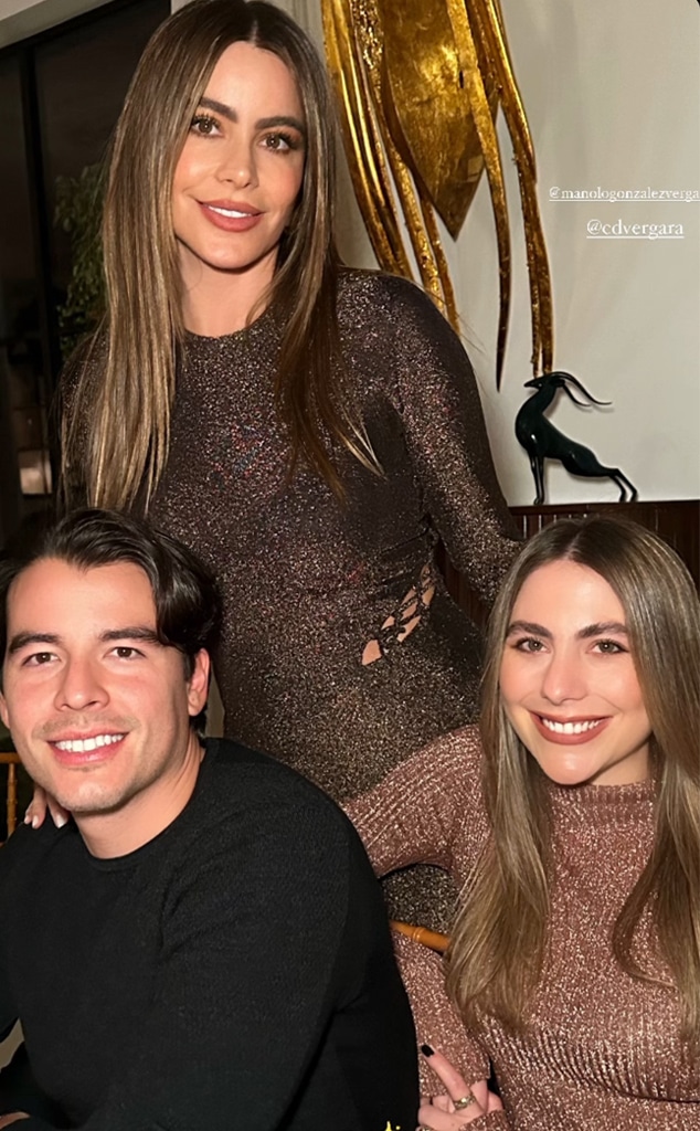 Sofía Vergara, Claudia Vergara, Manolo Gonzalez Vergara