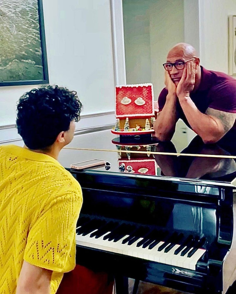 Dwayne Johnson, Eric Zayne, Thanksgiving 2023, Instagram