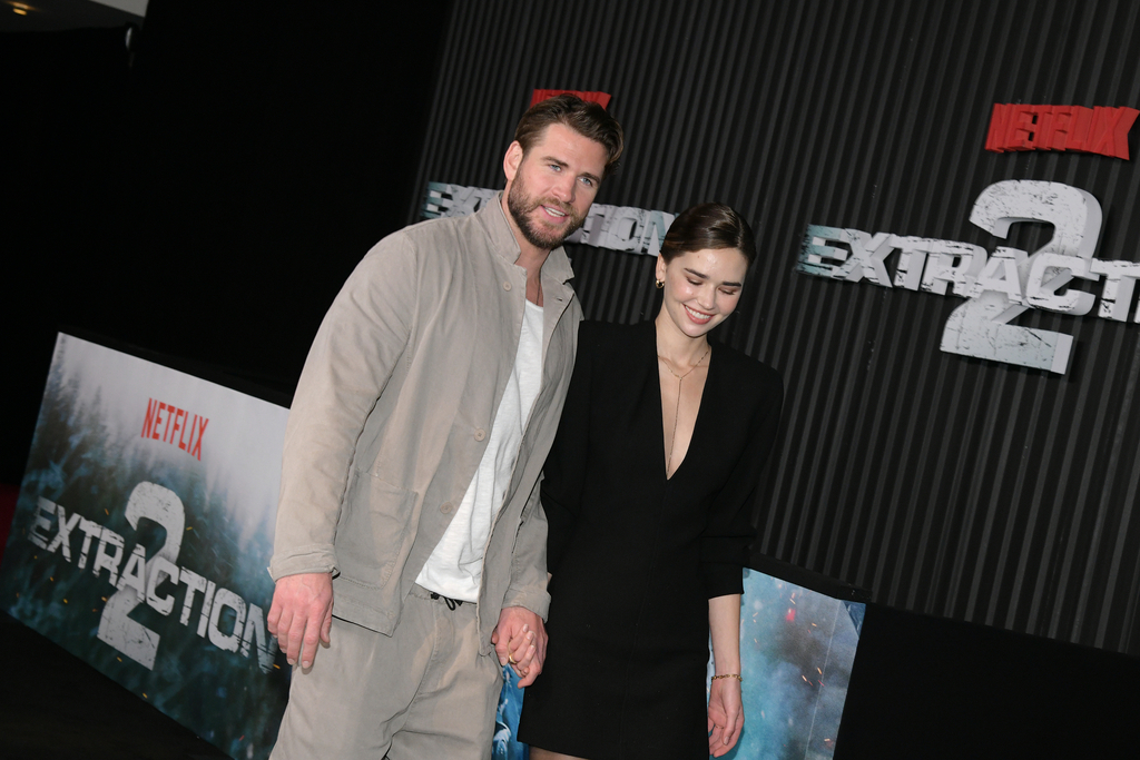 Chris Hemsworth joined by brothers Liam, Luke at 'Extraction 2' premiere 