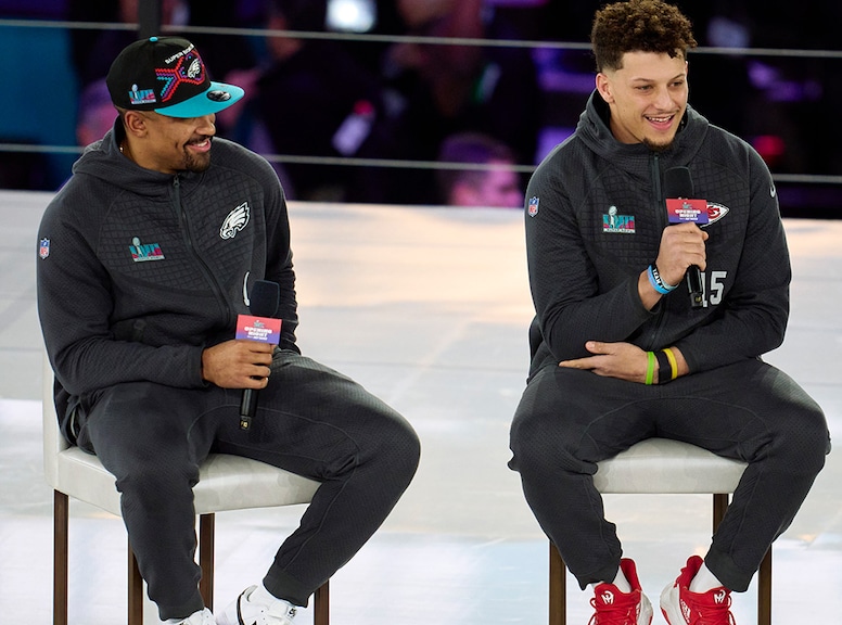 Jalen Hurts, Patrick Mahomes, Philadelphia Eagles, QB