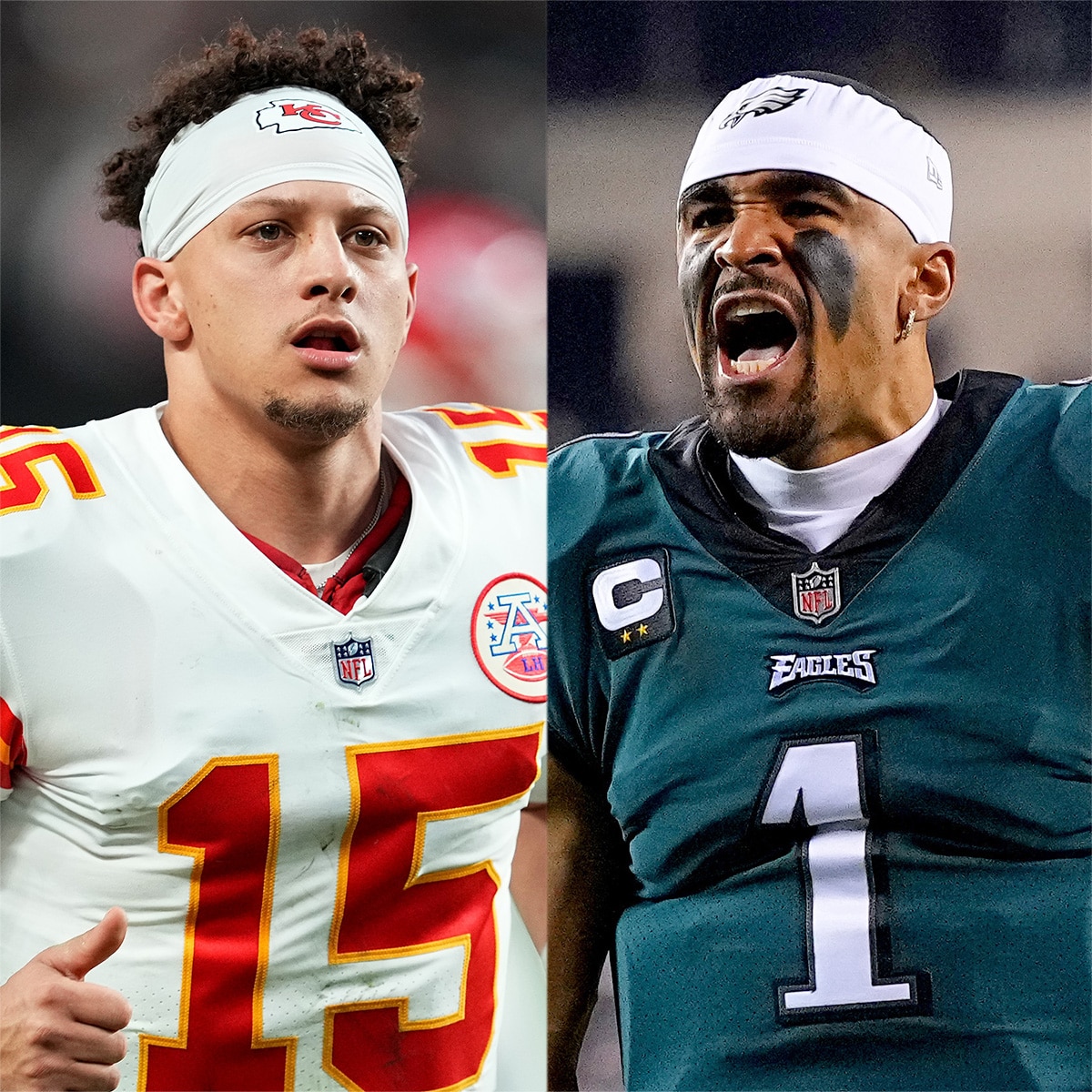 Patrick Mahomes, Jalen Hurts, Super Bowl 2023