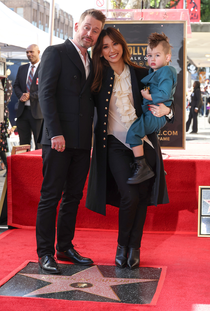 Walk of Fame, Macaulay Culkin, Brenda Song and Dakota Song Culkin