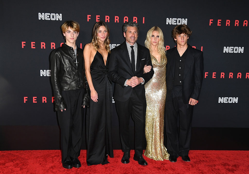 Patrick Dempsey Makes Rare Appearance With All 3 Kids on Red Carpet