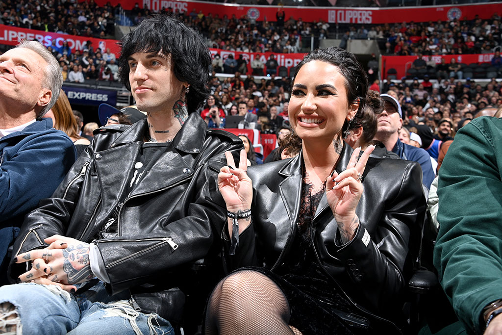 Demi Lovato, Jutes, NBA Game, 2023