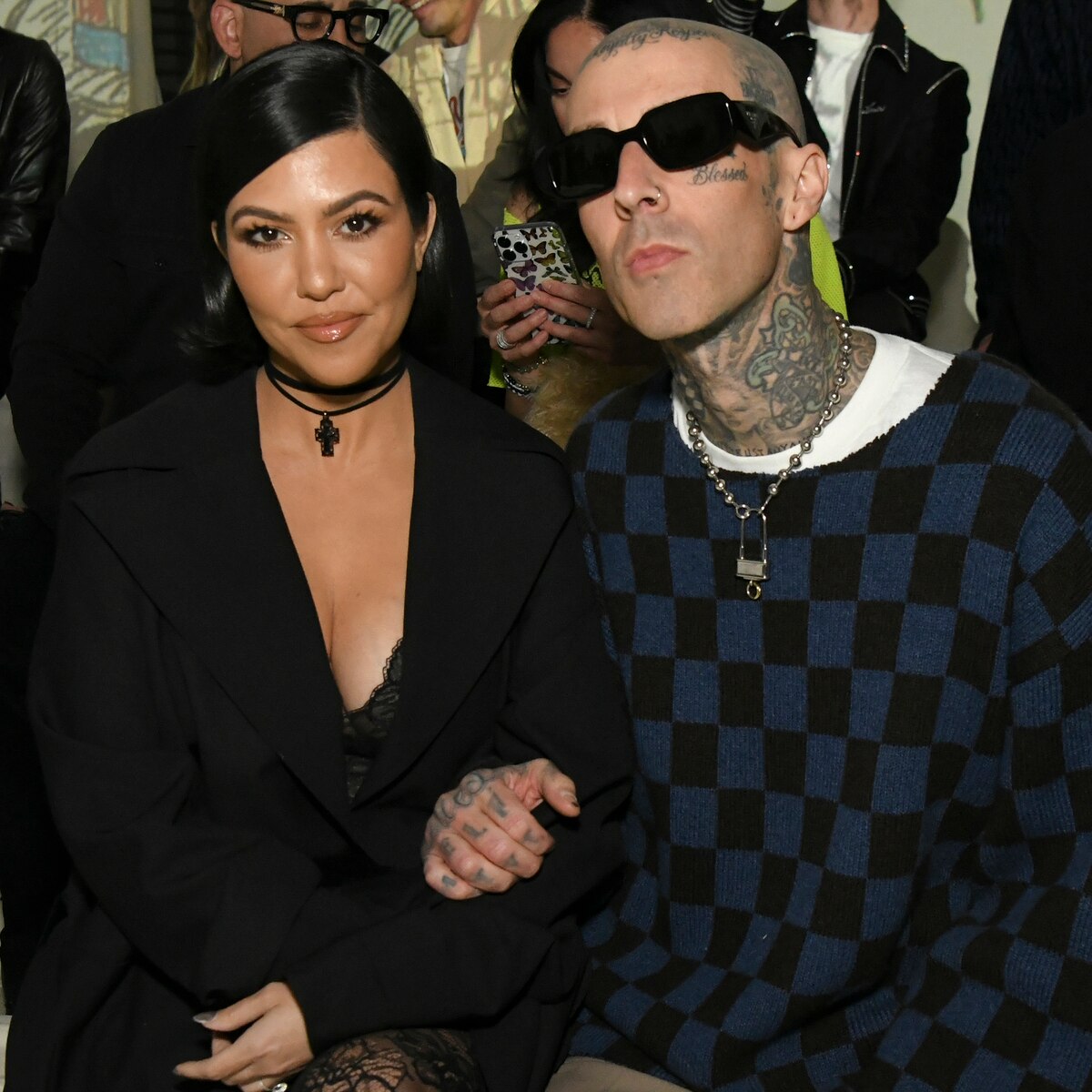 Kourtney Kardashian and Travis Barker