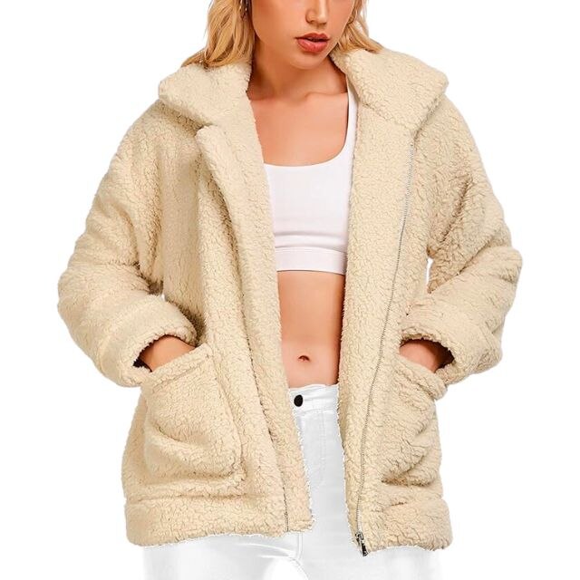 Zieglen Winter Coats for Women Womens Fuzzy Fleece Hooded