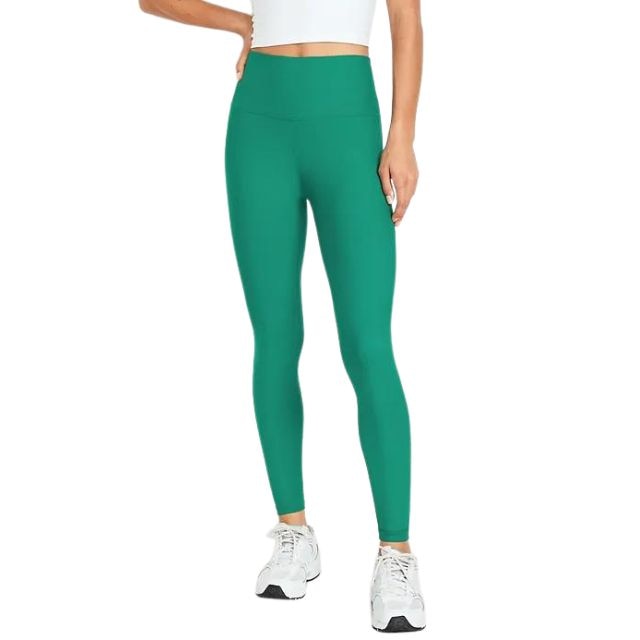 Old Navy Women's Cropped Workout Leggings Forest Green Size M - $5